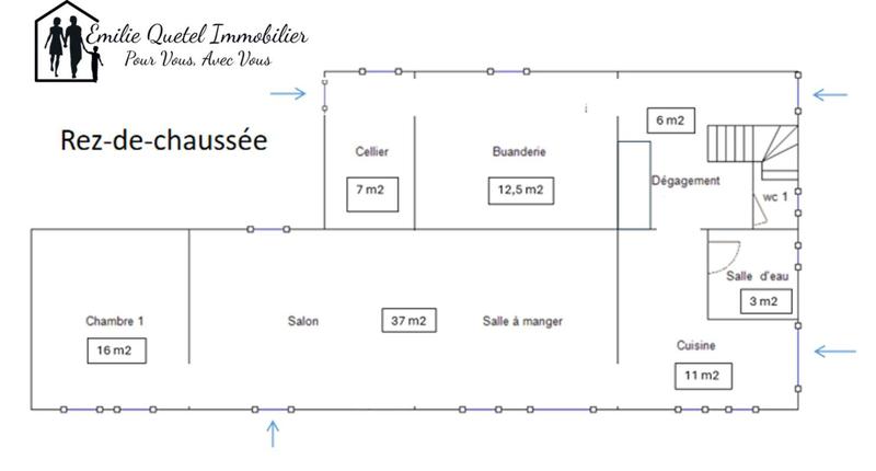 Maison - 160 m² - 5 pièces
