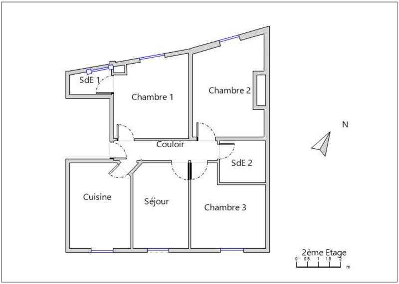 Appartement - 78 m² - 4 pièces
