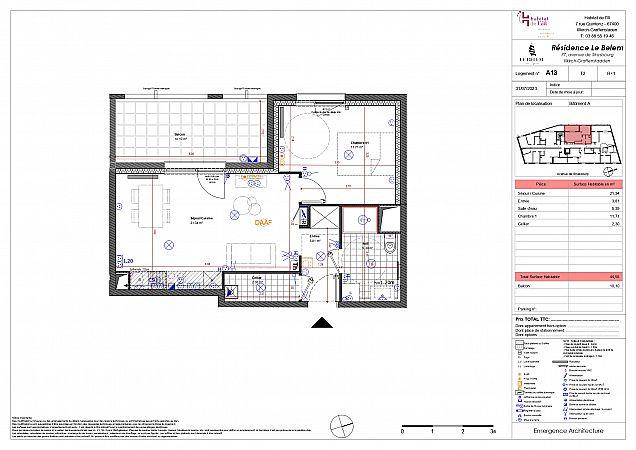 Appartement - 67 m² - 3 pièces