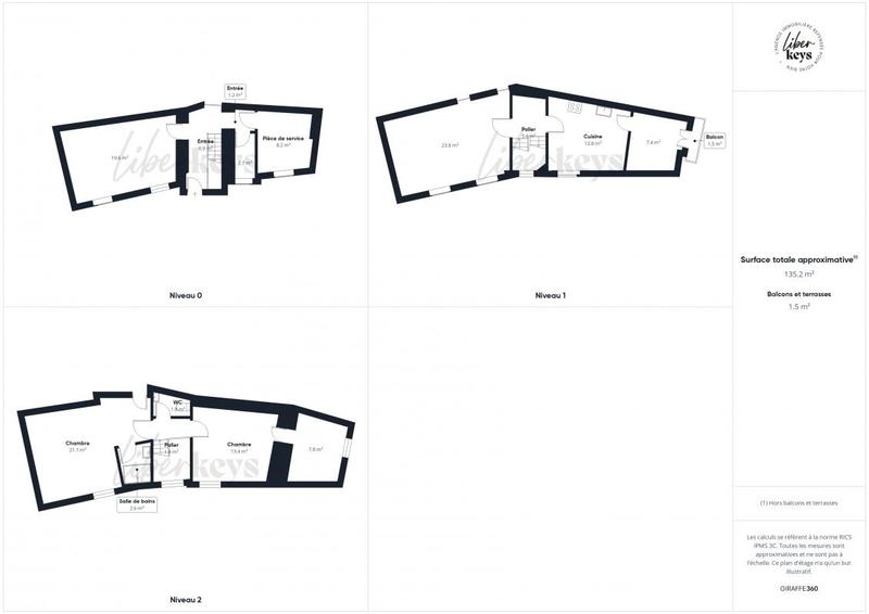 Maison de ville - 126 m² - 5 pièces