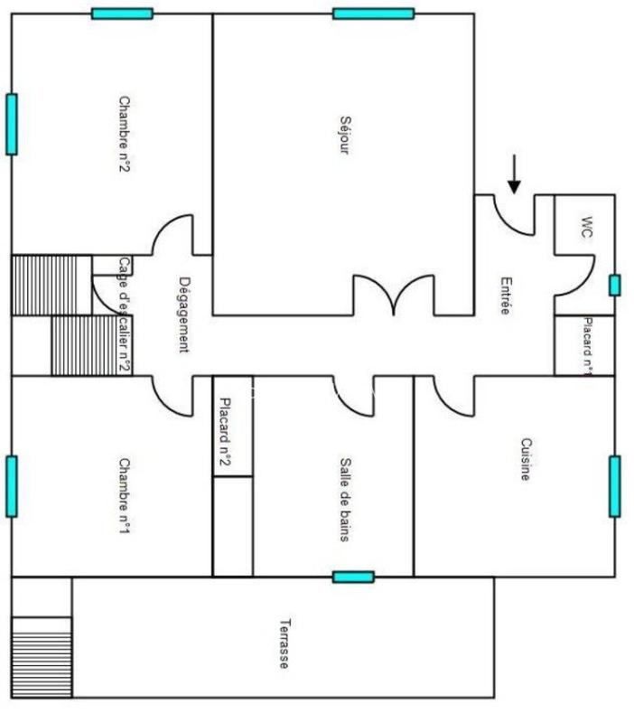 Maison - 160 m² - 8 pièces