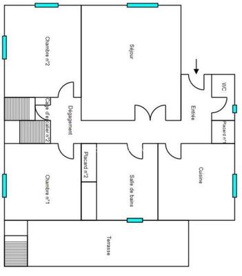 Maison - 160 m² - 8 pièces