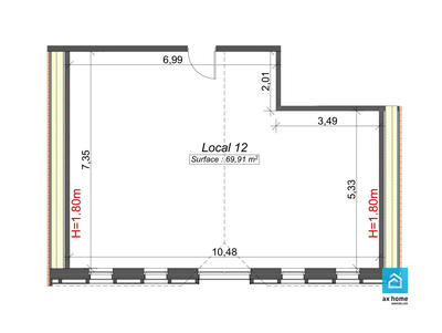 Local commercial - 70 m²