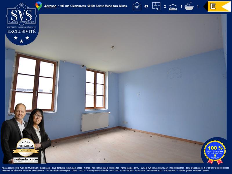 Appartement - 43 m² - 2 pièces