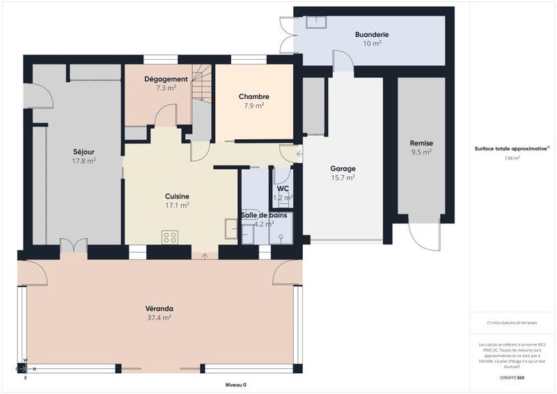 Maison - 128 m² - 5 pièces