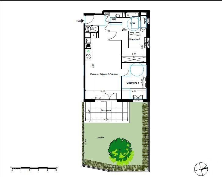 Appartement - 66 m² - 3 pièces