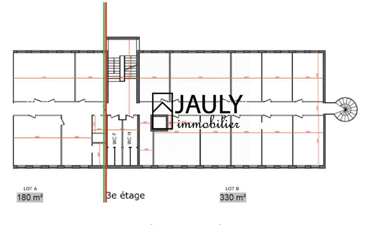 Bureau - 510 m² - 14 pièces