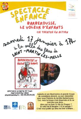Barberousse, le voleur d'enfants - Spectacle enfance