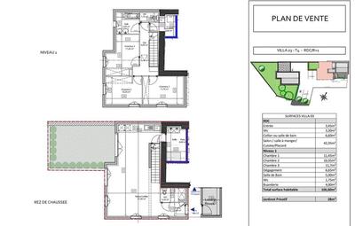 Maison - 106 m² - 4 pièces