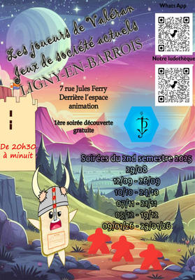 Soirées jeux de société actuels