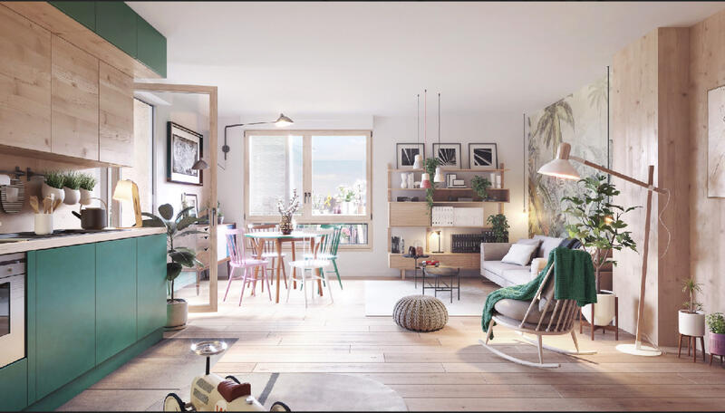 Appartement - 64 m² - 3 pièces