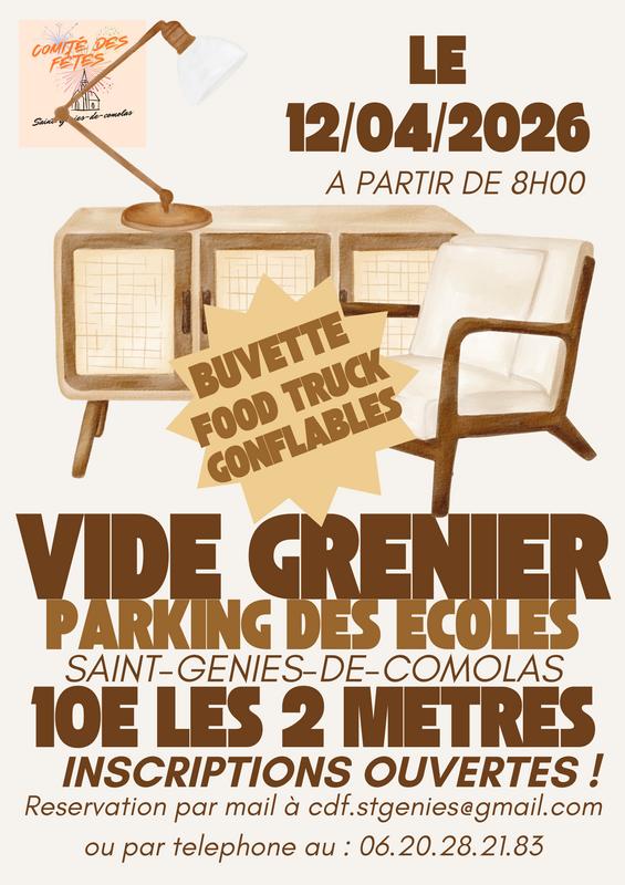 Vide grenier du comité des fêtes