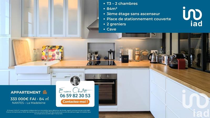 Appartement - 84 m² - 3 pièces