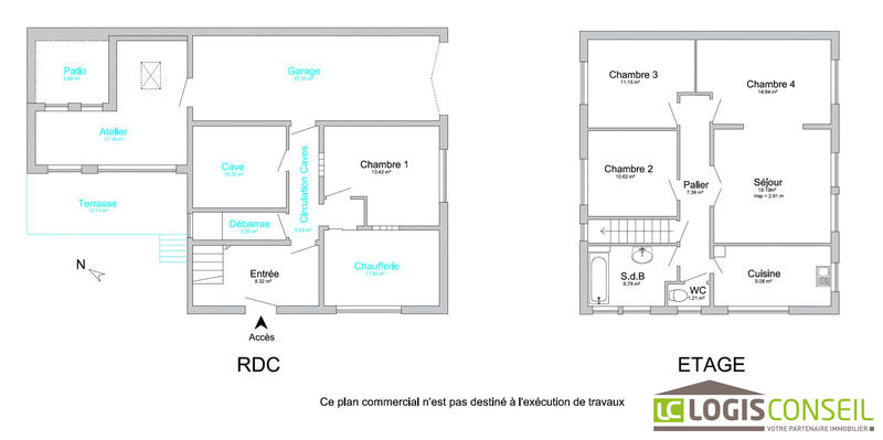 Maison ancienne - 101 m² - 5 pièces