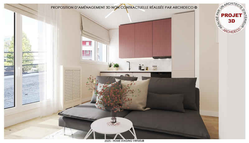 Appartement - 47 m² - 3 pièces