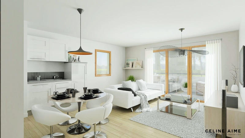 Appartement - 63 m² - 3 pièces