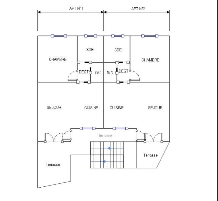Maison - 72 m² - 4 pièces