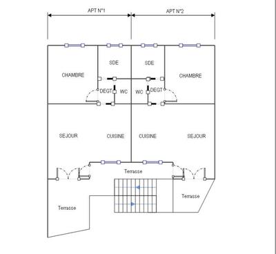 Maison - 72 m² - 4 pièces