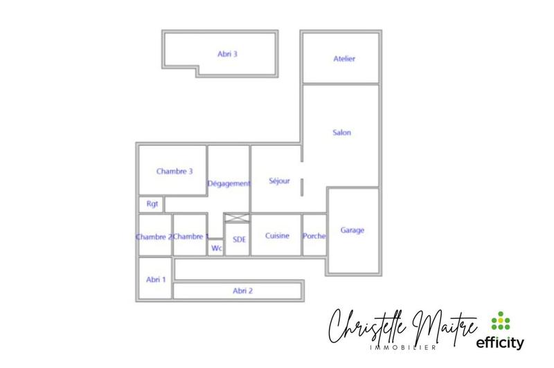 Maison - 93 m² - 4 pièces