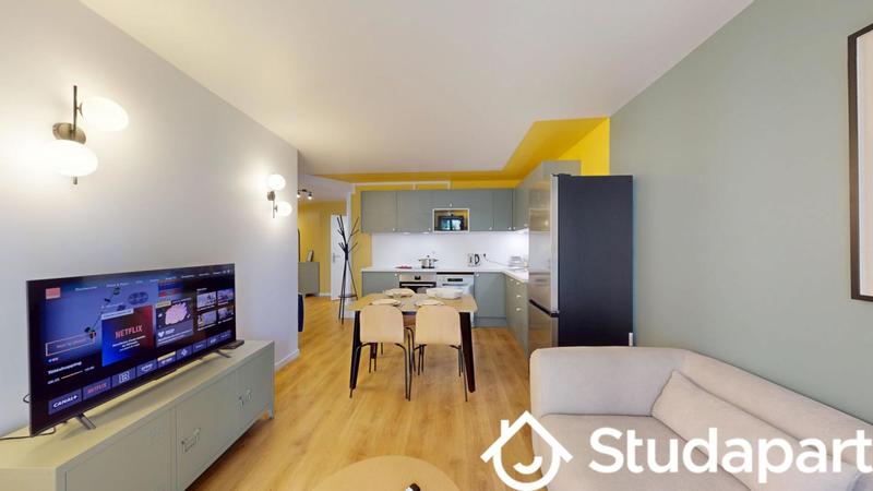 Chambre - 9 m² - 1 pièce