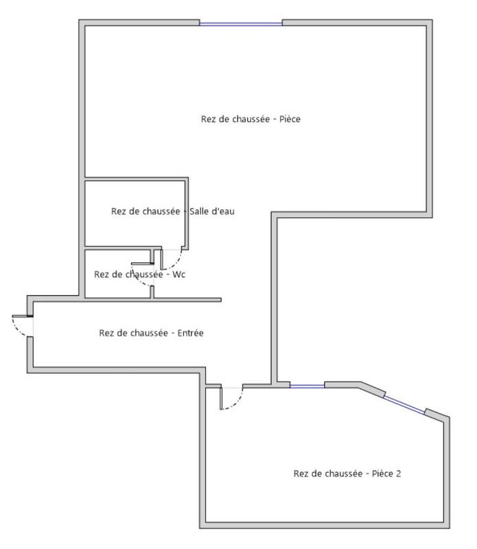 Bureau - 62 m² - 2 pièces