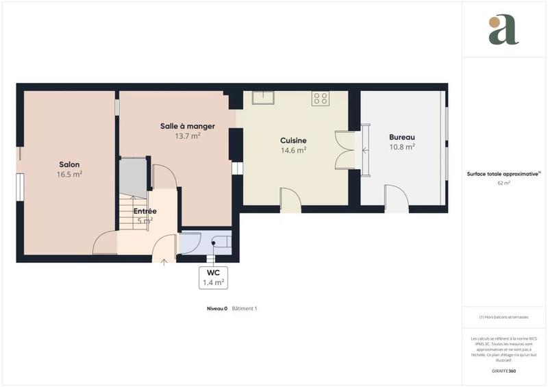 Maison ancienne - 94 m² - 5 pièces