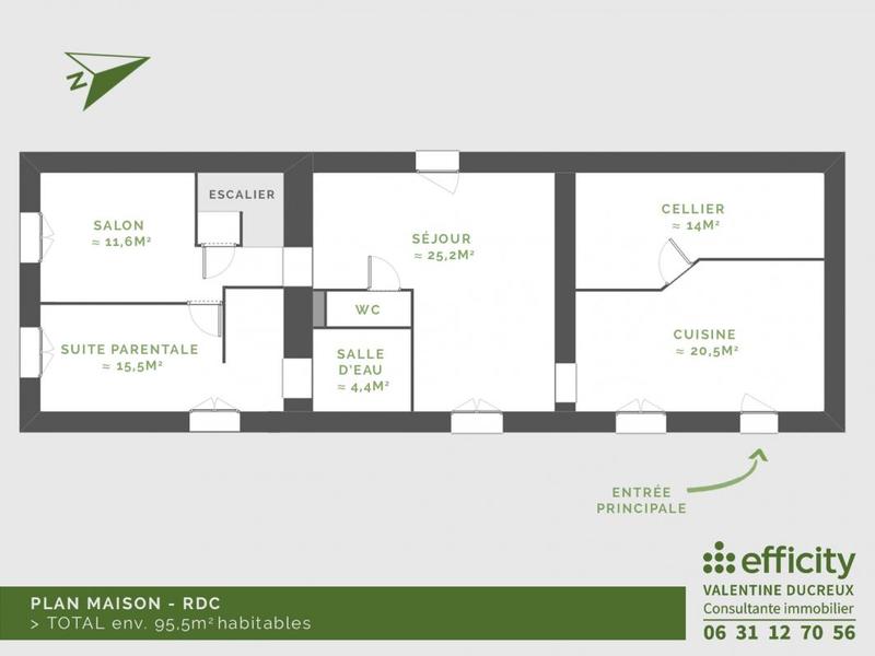 Maison - 160 m² - 7 pièces