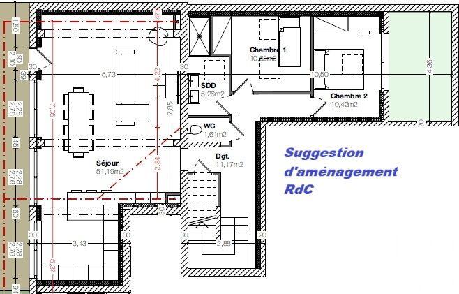 Duplex - 162 m² - 7 pièces