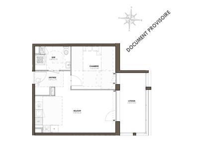 Appartement - 40 m² - 2 pièces