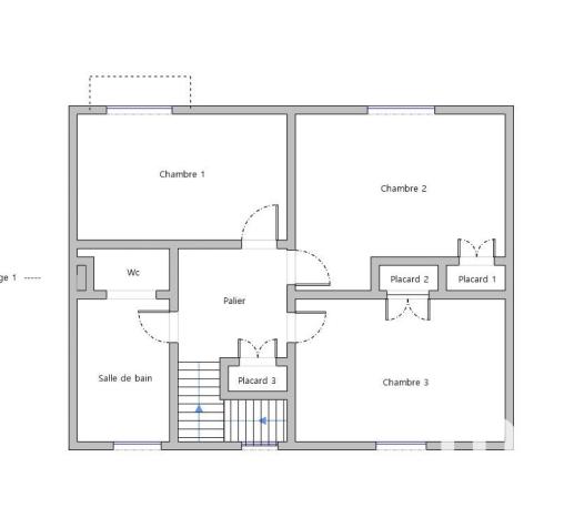 Maison de ville - 71 m² - 4 pièces