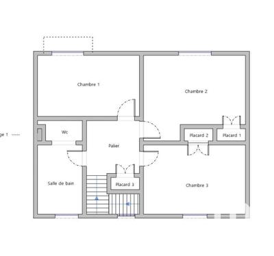 Maison de ville - 71 m² - 4 pièces