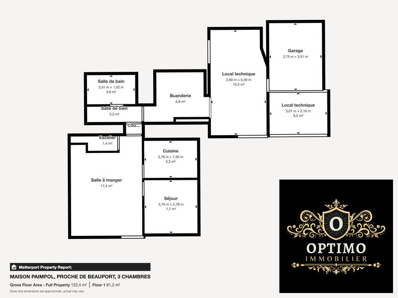 Maison - 75 m² - 4 pièces