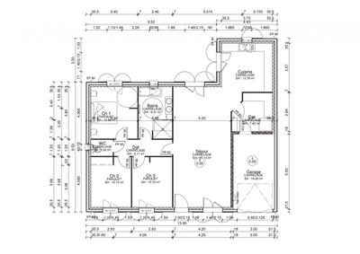Maison - 110 m² - 4 pièces