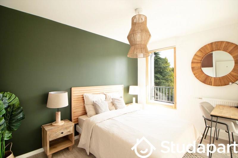 Chambre - 9 m² - 1 pièce