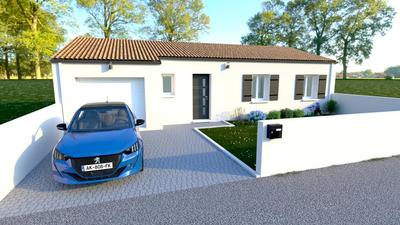 Maison - 80 m² - 4 pièces