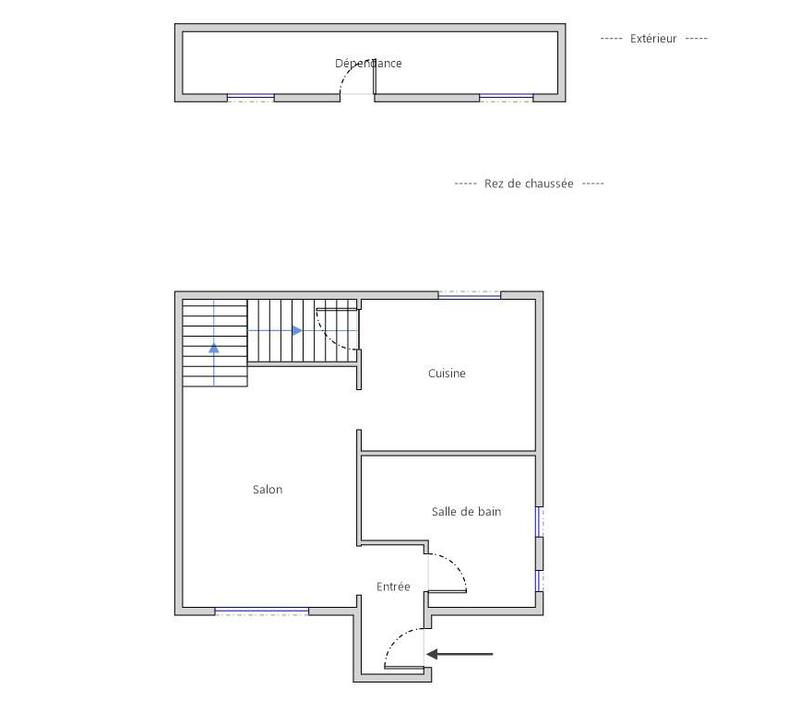 Maison - 54 m² - 3 pièces