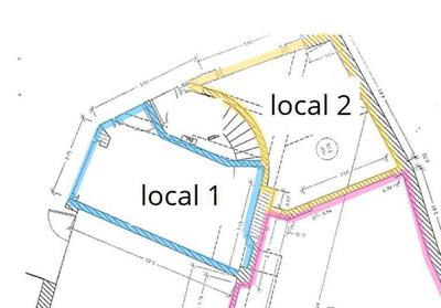 Local commercial - 36 m² - 2 pièces