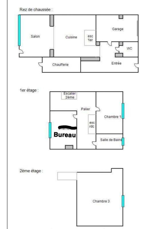 Maison - 74 m² - 3 pièces