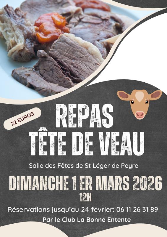 Repas Tête de Veau
