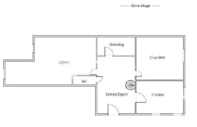 Duplex - 106 m² - 5 pièces