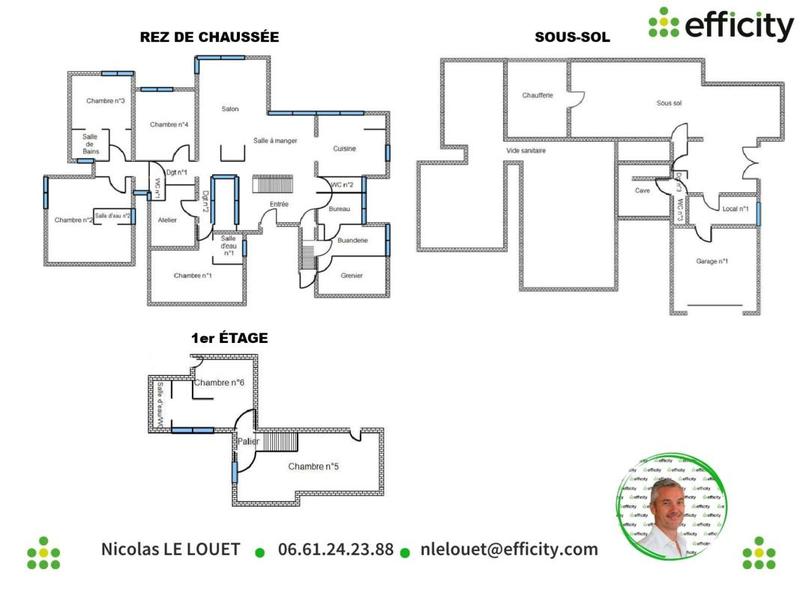 Pavillon - 230 m² - 9 pièces