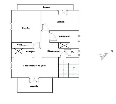 Appartement - 82 m² - 3 pièces