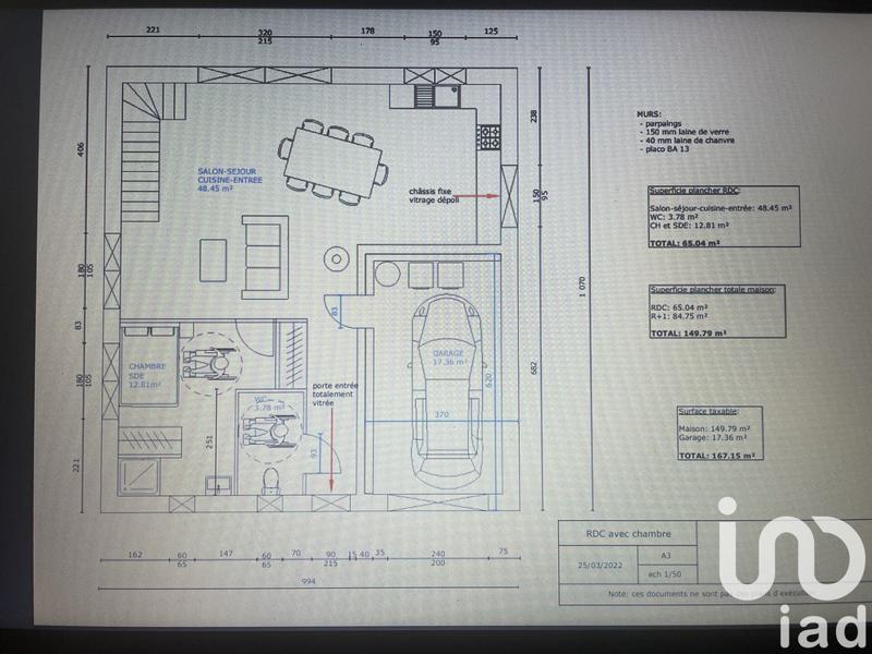 Maison - 150 m² - 5 pièces
