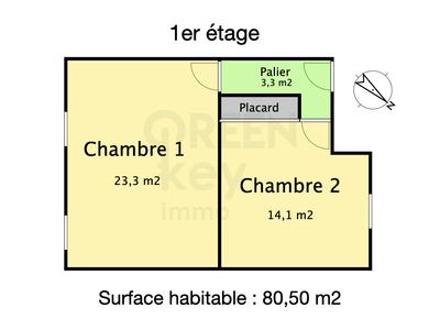 Maison - 81 m² - 4 pièces