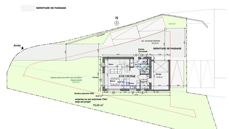 Terrain constructible - 480 m²