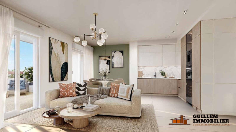 Appartement - 61 m² - 3 pièces