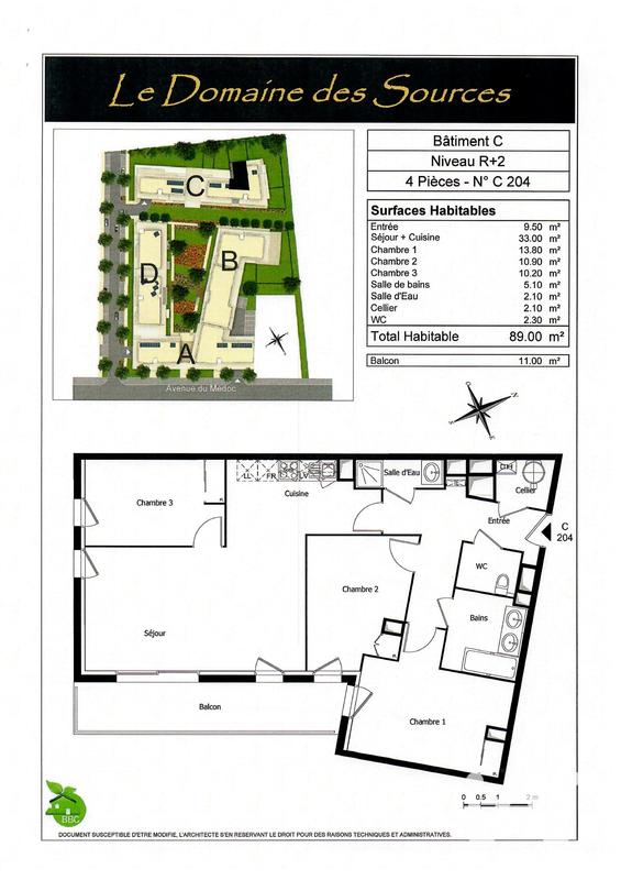 Appartement - 87 m² - 4 pièces