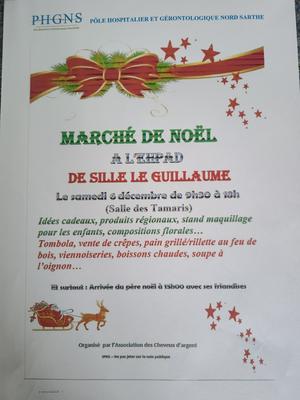 Marché de Noël à l'Ehpad de Sillé-le-Guillaume