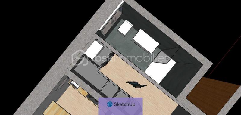Studio - 26 m² - 1 pièce