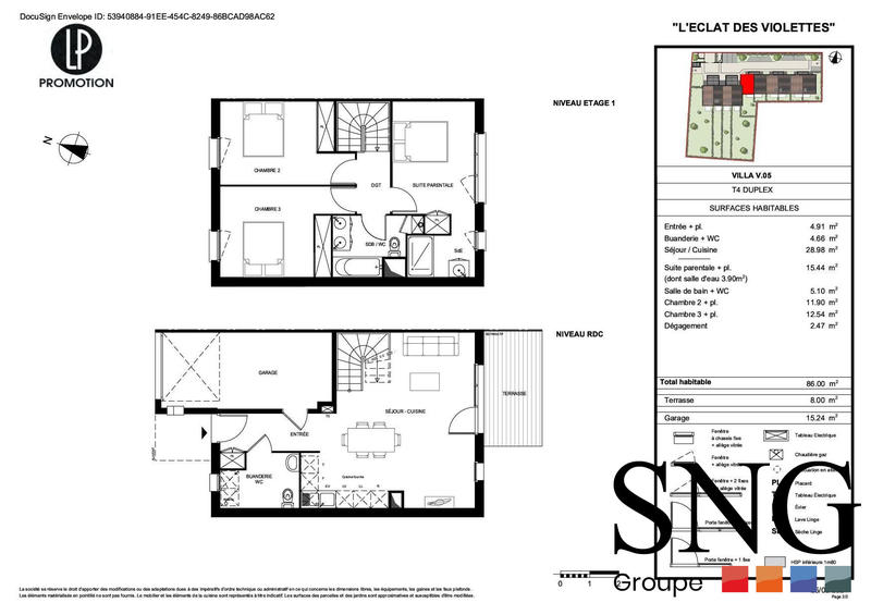 Villa - 86 m² - 4 pièces